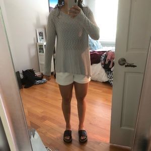 Long sleeve anthropology top